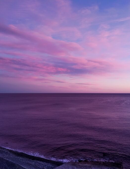 Le luci del tramonto